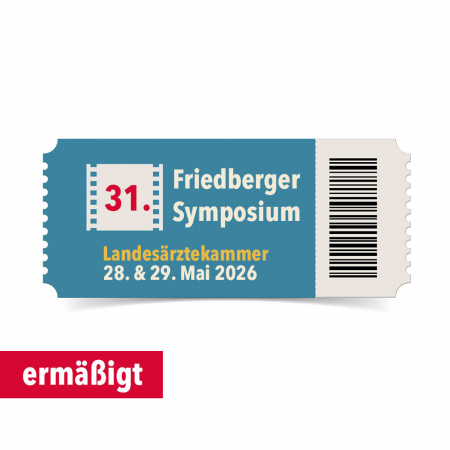 Tagungsticket 31. Symposium 2026, Donnerstag & Freitag ermäßigt